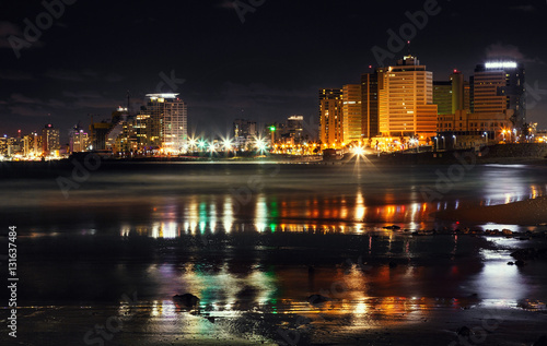 Night view on Tel Aviv