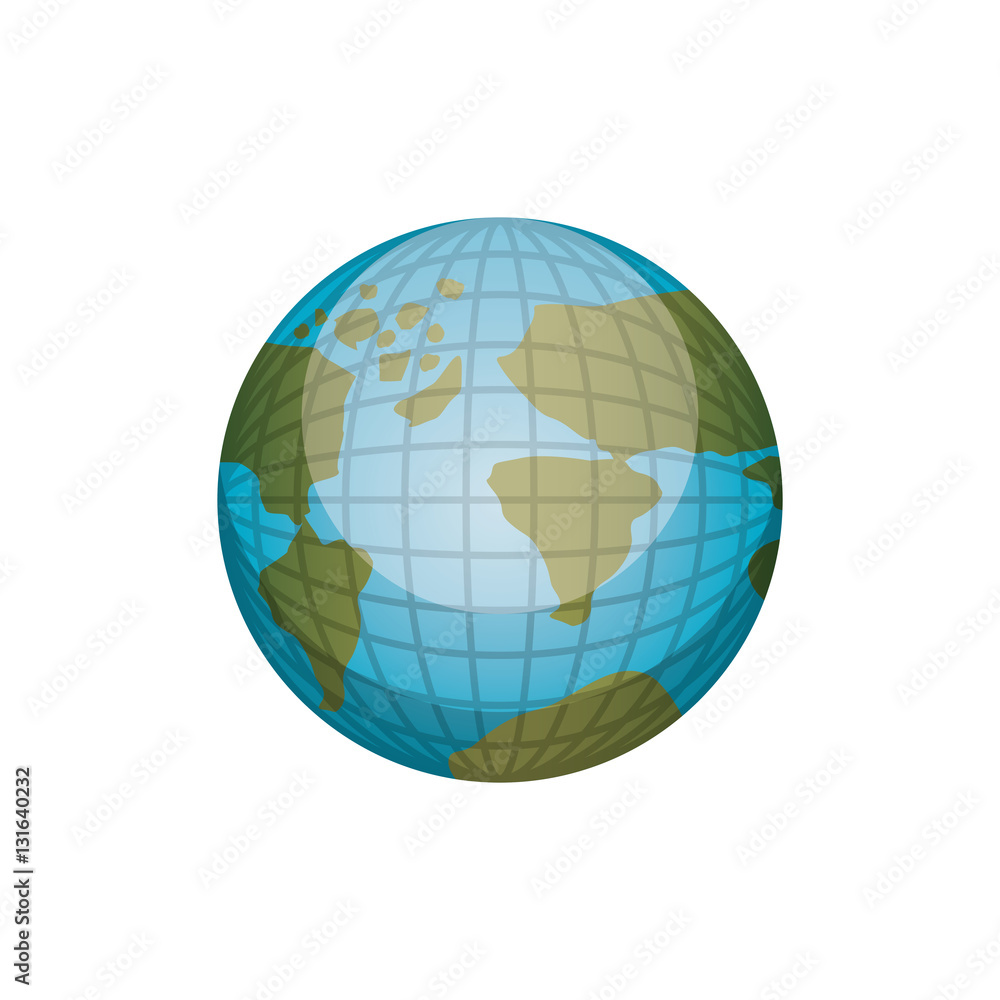 Global sphere icon. Communication internet connectivity and web theme. Isolated design. Vector illustration Global sphere icon. Communication internet connectivity and web theme. Isolated design. Vector illustration