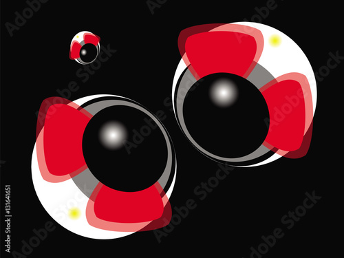 Abstract display bug fireflies