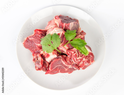 raw beef