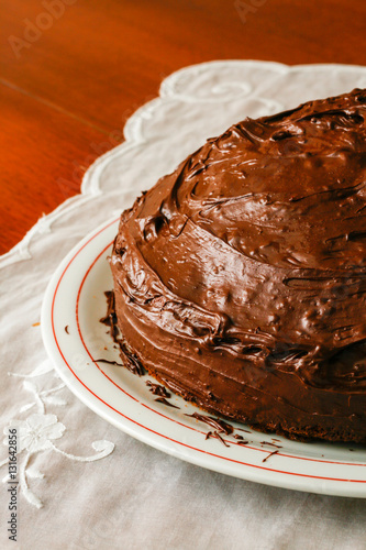 Panpepato is a typical dessert from Tuscany photo