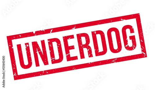 Underdog rubber stamp