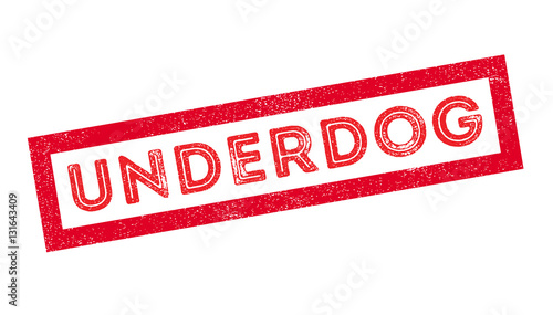Underdog rubber stamp