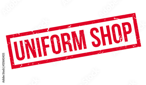 Uniform Shop rubber stamp