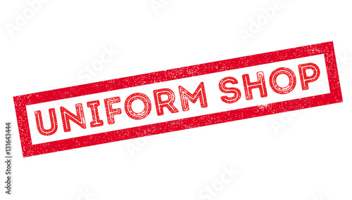 Uniform Shop rubber stamp