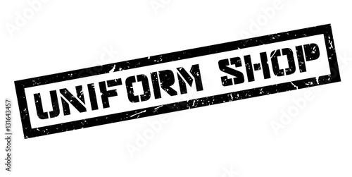 Uniform Shop rubber stamp