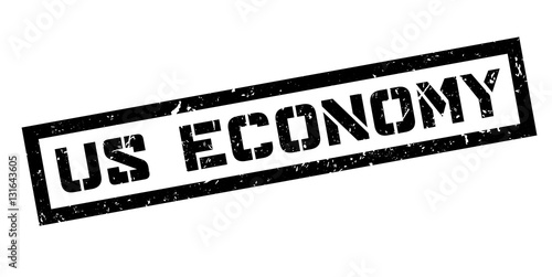 US Economy rubber stamp
