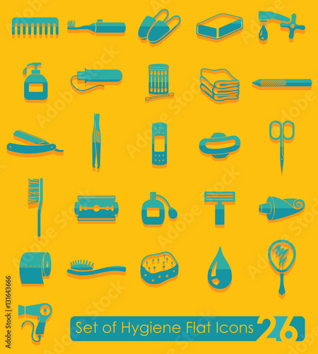 Set of hygiene icons