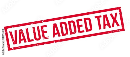 Value Added Tax rubber stamp