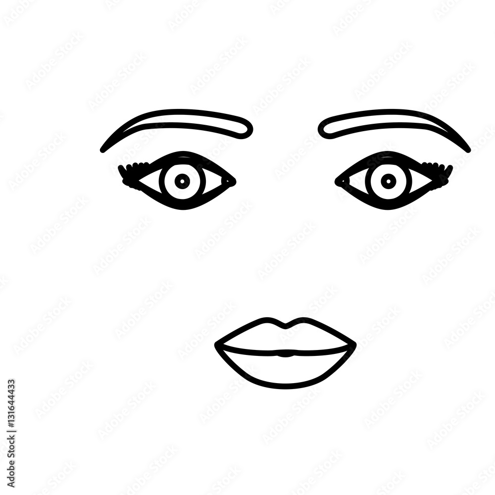 Woman icon. Girl female avatar person and people theme. Isolated design. Vector illustration Woman icon. Girl female avatar person and people theme. Isolated design. Vector illustration
