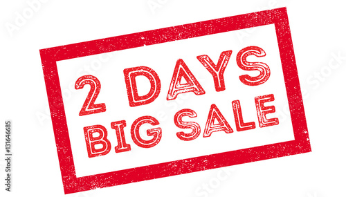 2 days big sale rubber stamp