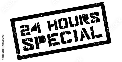 24 hours special rubber stamp