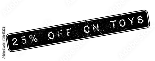 25 percent off on toys rubber stamp