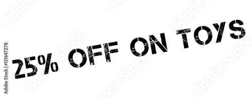 25 percent off on toys rubber stamp