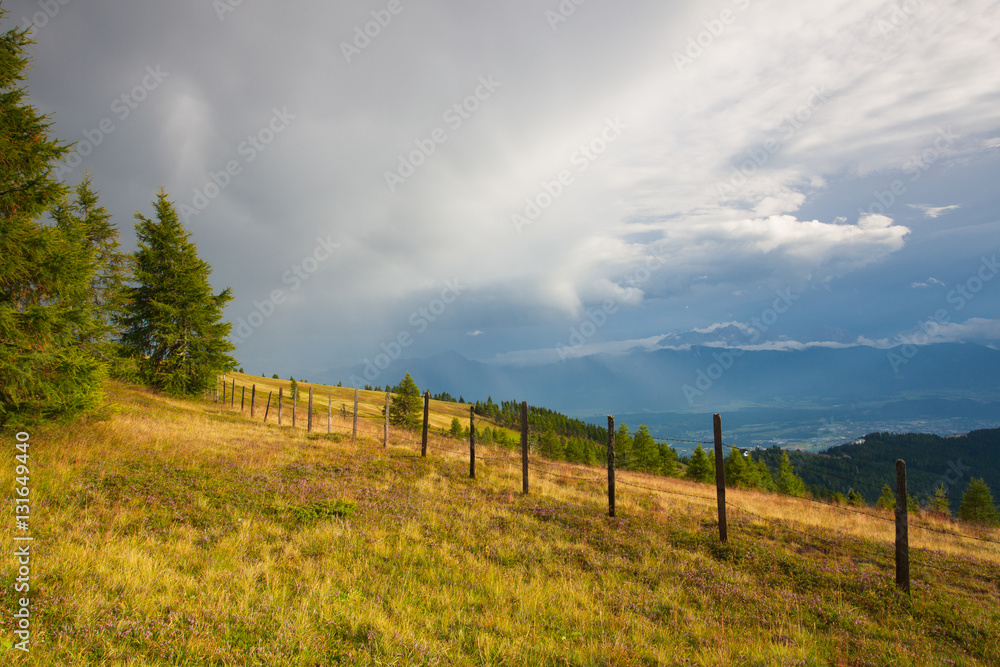 After rain in Gerlitzen Alps