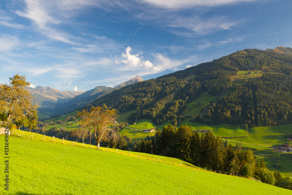 The alpine village of Alpbach and the Alpbachtal, Austria.