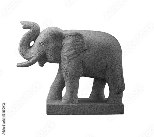 Elephant Statue,isolate on white background