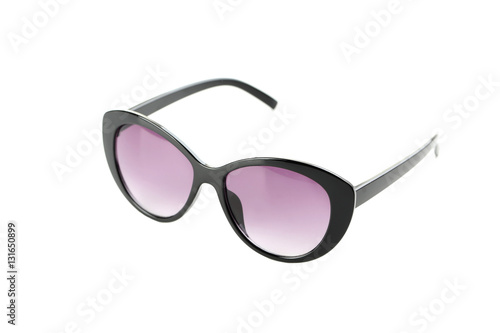 Black sunglasses isolated on a white background