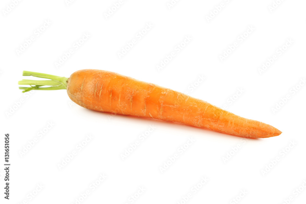 Fresh carrot isolated on a white background Fresh carrot isolated on a white background