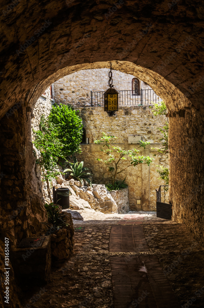 underpass in Eze, South France