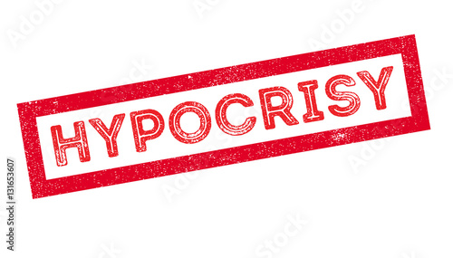 Hypocrisy rubber stamp