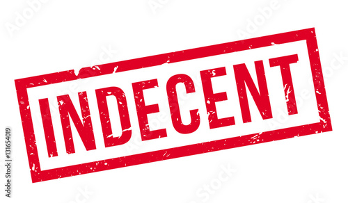 Indecent rubber stamp