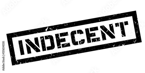 Indecent rubber stamp