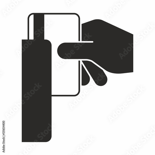 Swipe card security system icon