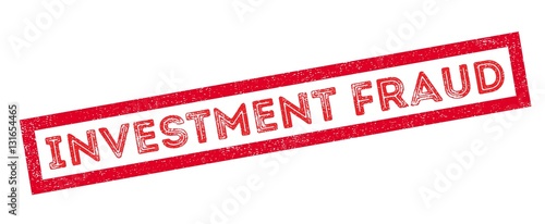 Investment Fraud rubber stamp