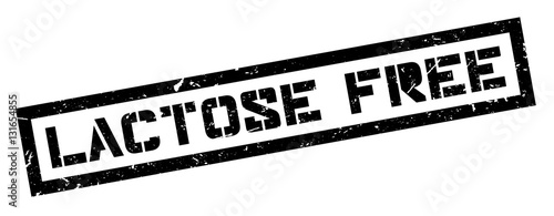 Lactose free rubber stamp