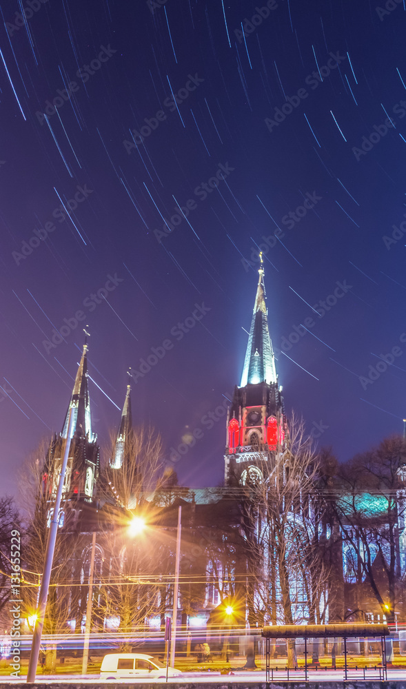 Obraz premium Neo Gothic style cathedral