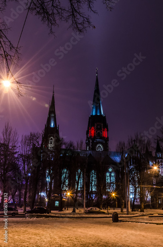 Neo Gothic style cathedral