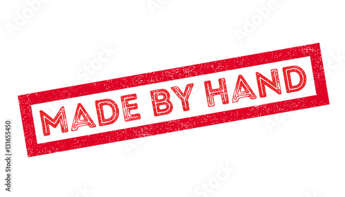 Made by Hand rubber stamp