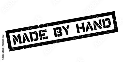 Made by Hand rubber stamp