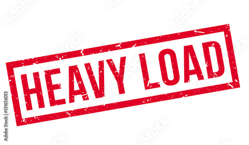 Heavy Load rubber stamp