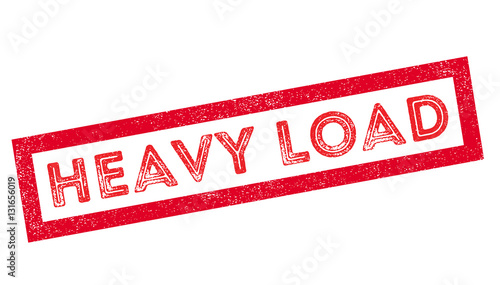 Heavy Load rubber stamp