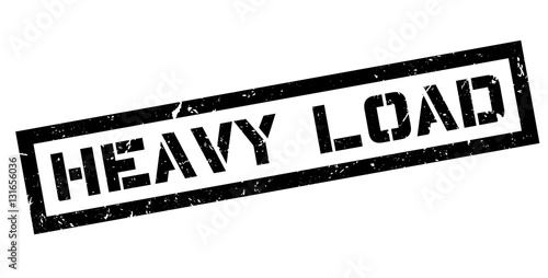 Heavy Load rubber stamp