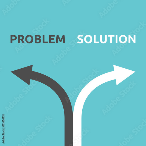 Problem and solution arrows