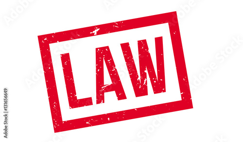 Law rubber stamp