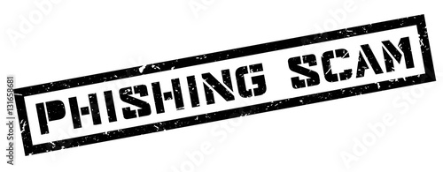 Phishing Scam rubber stamp