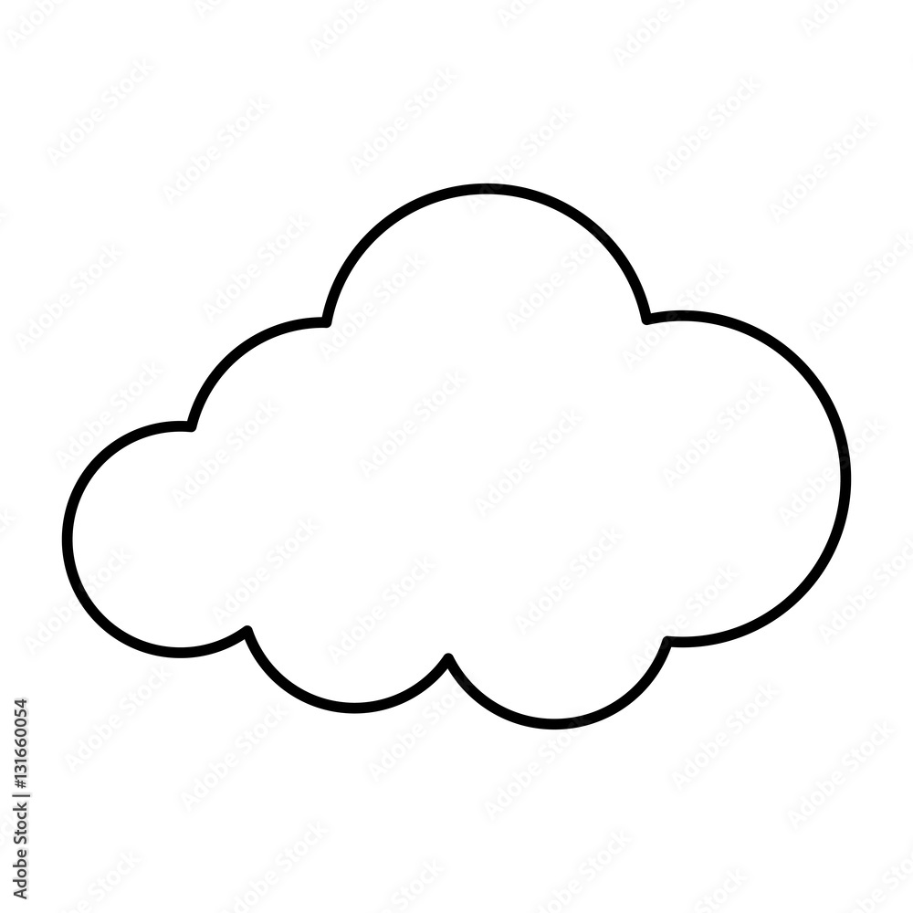 Isolated cloud symbol icon vector illustration graphic design Isolated cloud symbol icon vector illustration graphic design