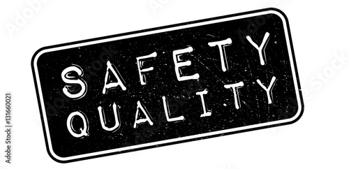Safety Quality rubber stamp