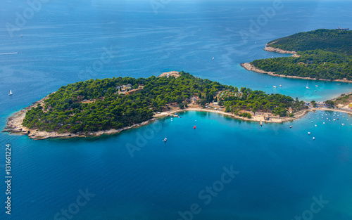 Croatia aerial view