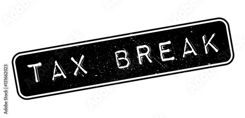 Tax Break rubber stamp