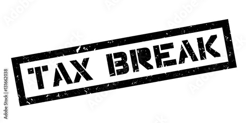 Tax Break rubber stamp