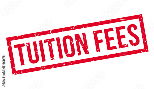 Tuition Fees rubber stamp