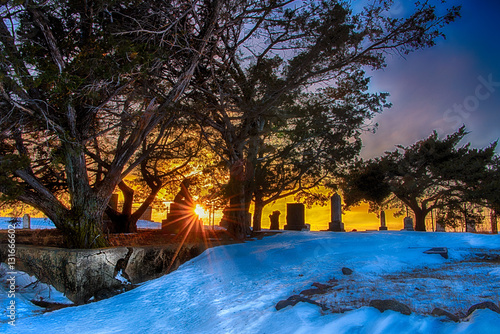 Sundown on Cedar Hill