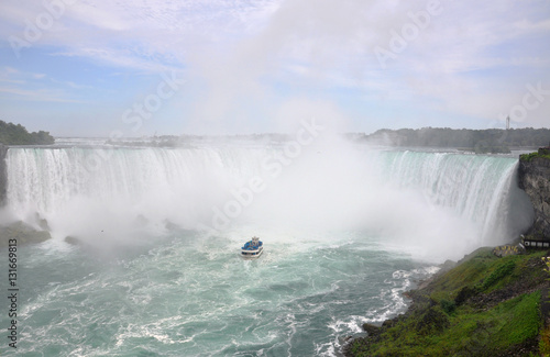 Horseshoe Falls of Niagara Falls  New York State  USA