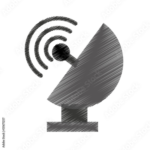 antena satellite isolated icon vector illustration design