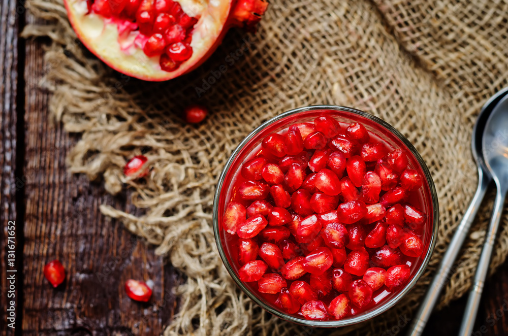 Pomegranate mousse Pomegranate mousse